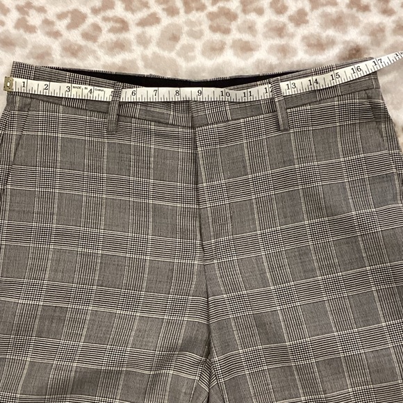 J. Crew Bowery Houndstooth Plaid Four Season Wool Dress Pant, Size 32 x 32 - Picture 10 of 16
